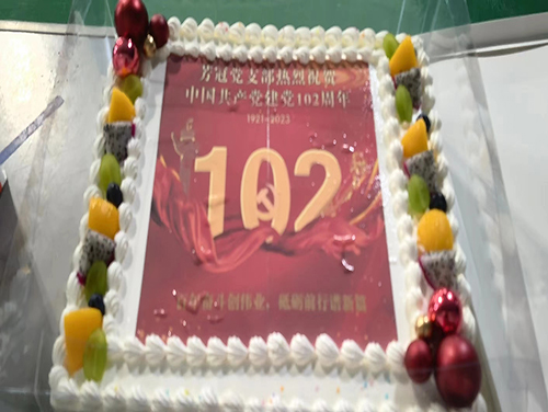 百年奮斗創偉業，砥礪前行譜新篇---芳冠科技黨支部慶祝中國共產黨建黨102周年活動